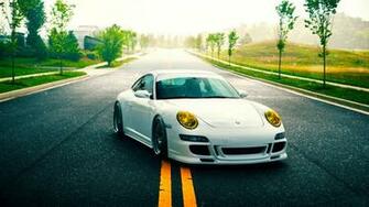 Porsche Gt3 White Wallpaper HD Car