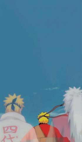 Naruto Minato And Jiraiya Wallpaper