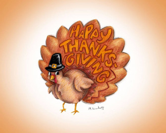 Turkey Happy Thanksgiving Fdxguodn3c9dz26g Wallpaper