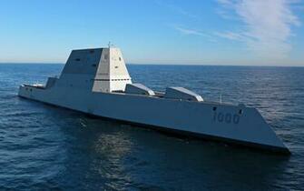 Uss Zumwalt Destroyer Navy Ship Wallpaper HD For Desktop