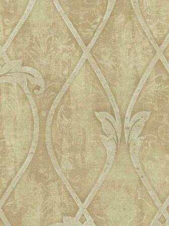 Beige Tg51207 Faux Ironworks On Damask Wallpaper Textures