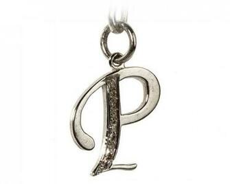 Alphabet P Wallpaper Pendant With