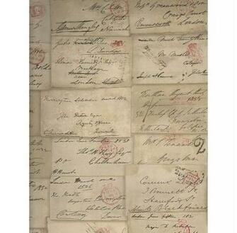 Antique Love Letters Wallpaper Parchment Am W Loveletters P