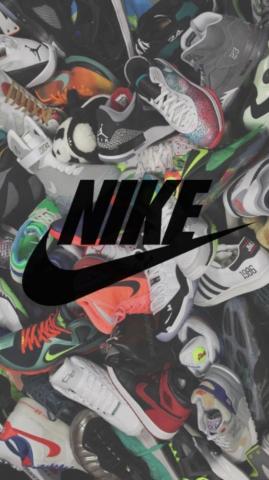 Cartoon Nike Shoes Wallpaper On