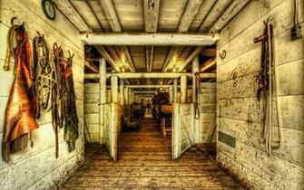 Horse Farm Wallpaper
