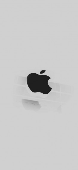 iPhone X Apple Logo Tilted Wallpaper