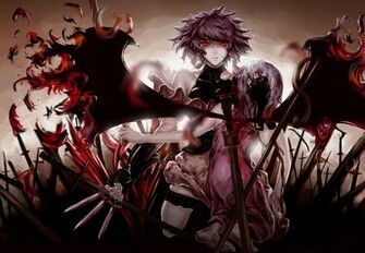 Weapons Izayoi Sakuya Red Eyes Short Hair Knives Remilia Scarlet Anime