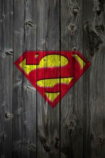 Superman Logo iPhone HD Wallpaper