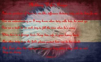 Military Wife S Prayer Wallpaper