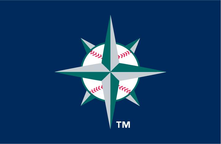 Seattle Mariners Cap Logo Bp Alt Teal And Silver