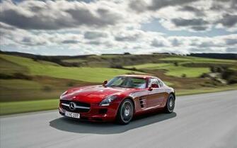 Red Mercedes Benz Desktop HD Wallpaper Widescreen