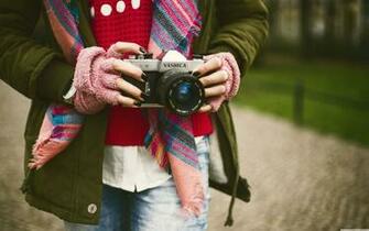 Girl With Camera 4k HD Desktop Wallpaper For Ultra Tv