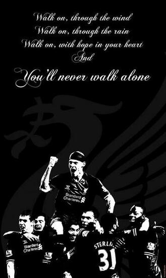 You Ll Never Walk Alone Mono Poster By Archedwools On