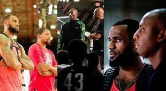 Lebron James Doing Yoga Running Drills Pics From The Nike