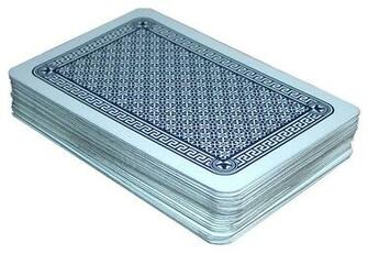 Deck Of Playing Cards Isolated On A White Background Stock