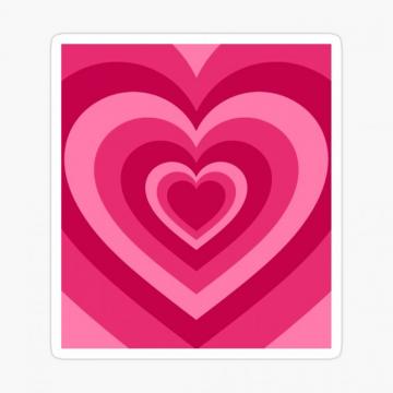 Hearts Background Y2k Style Poster By Stuckinadream