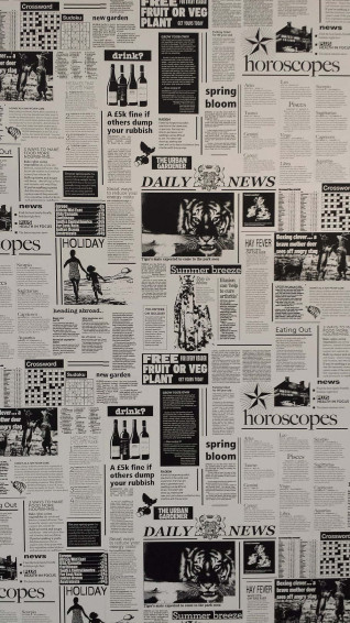 Vintage Newspaper Wallpaper