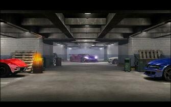 Car Garage Background Wallpaper