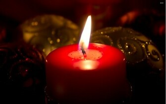Christmas Candle Wallpaper Photography