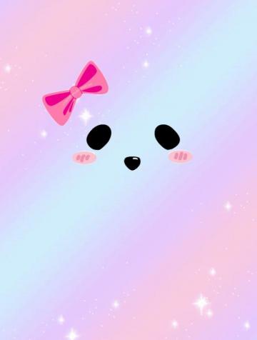 Panda Wallpaper Cute Galaxy By Canellecandy iPhone
