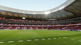 Atletico Train At Wanda Metropolitano For The First Time La Liga