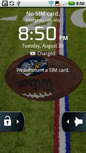 Bigger Navy Football Live Wallpaper For Android Screenshot