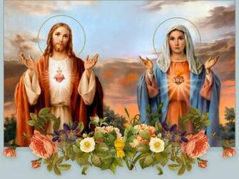 Jesus Christ Mother Mary Wallpaper