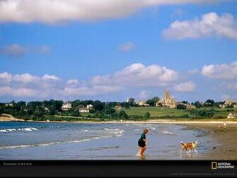 Newport Rhode Island Woman And Dog Photo Of The Day Picture