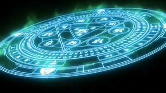 Magic Circle Nice Anime Scene Simple Logo