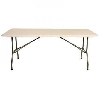 Folding Diy Wallpaper Pasting Indoor Outdoor Off White Plastic Table