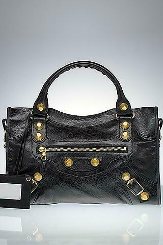 Balenciaga City Handbag Long Hairstyles