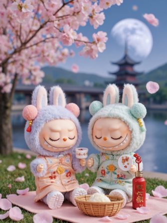 Labubu New Year S Wallpaper