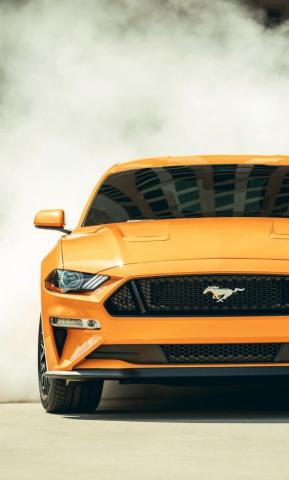 Mustang iPhone Wallpaper Top Background