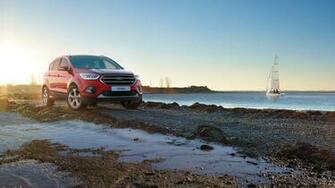 Ford Kuga Red Color HD Wallpaper Cars