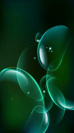 HD Abstract Bubbles iPhone Wallpaper