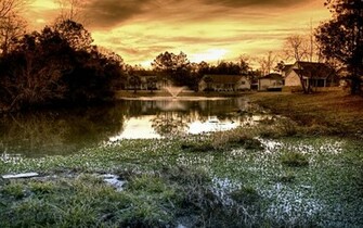 And Pond Wallpaper House Desktopwallpaper