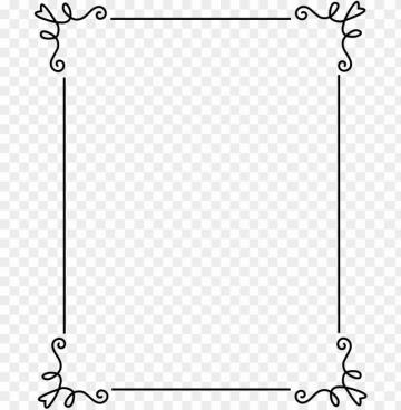 Simple Line Borders Png Image With Transparent Background Toppng