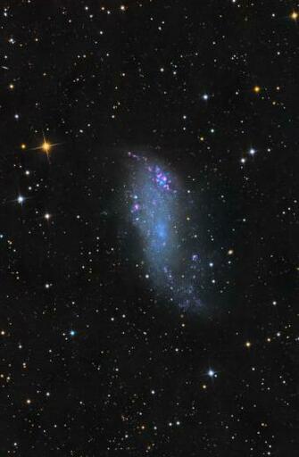 Dwarf Galaxy Ic Shows Clear Evidence Of Intense Star Forming