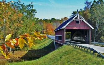 HD Covered Bridge Wallpaper