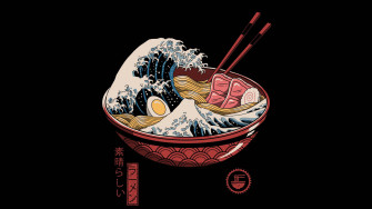Japanese Wave Wallpaper