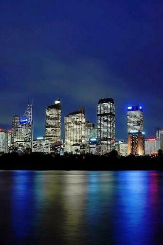 City Night iPhone Wallpaper Background And