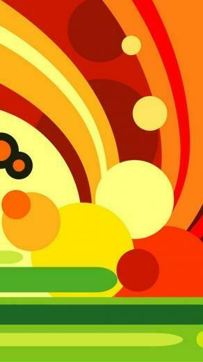 Colorful Abstract Patterns iPhone Plus And Wallpaper