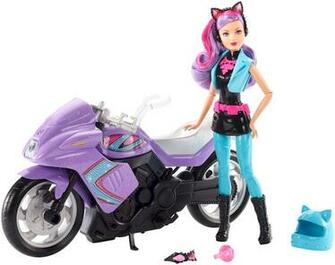 Barbie Spy Squad Doll And Motorcycle