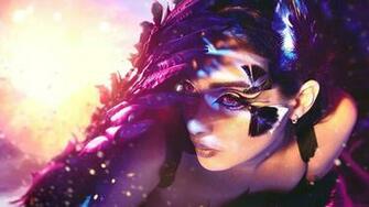 Peacock Makeup Wallpaper HD 1080p Desktop