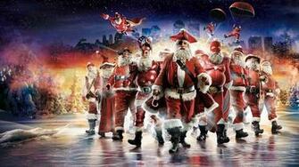 Christmas Superheroes Wallpaper