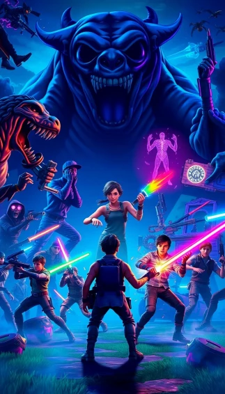 Fortnite X Stranger Things Wallpaper