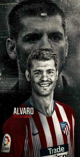 Alvaro Morata Wallpaper Lockscreen Atletico Madrid By