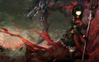Anime Girl Warrior HD Wallpaper By Alextgfan
