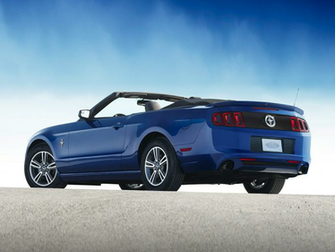 Home Ford Mustang Convertible Blue Tsbvdknn