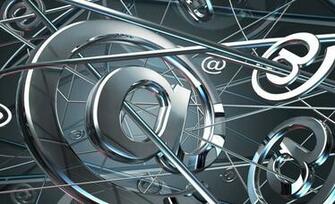 Hi Tech Design Internet 3d Wallpaper